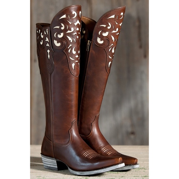 womens cowboy boots with zipper